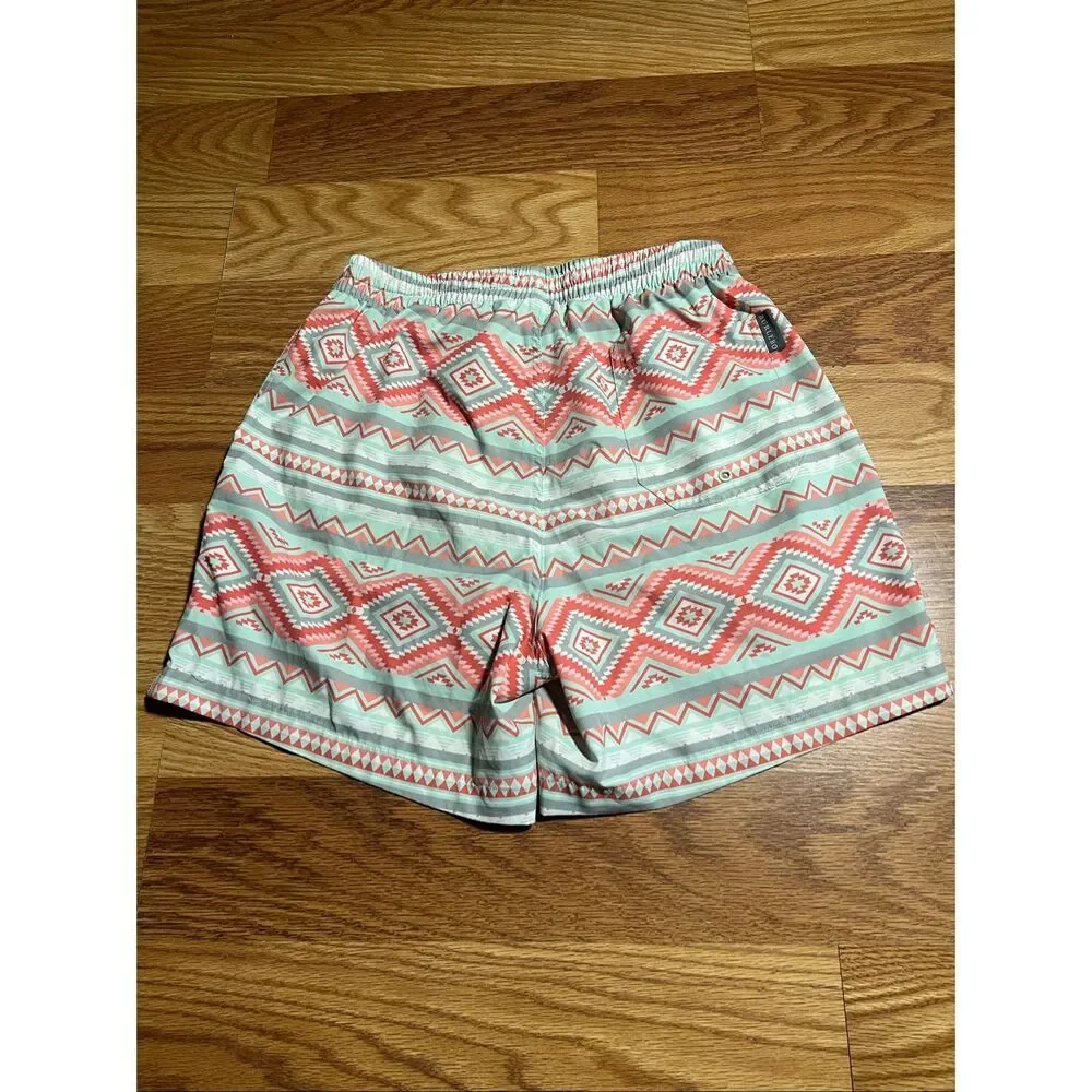 Burlebo Mens Aztec Swim Trunks Shorts Small